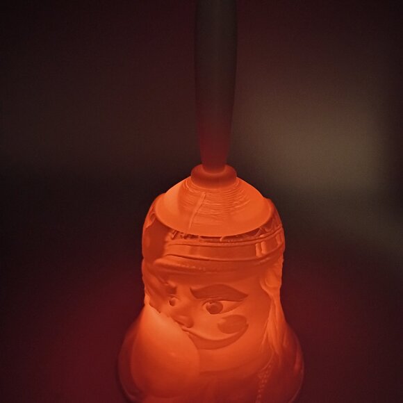 3D Printed Nutcracker Lithophane Lighted Bell, Christmas Night Light, Christmas - Picture 3 of 8